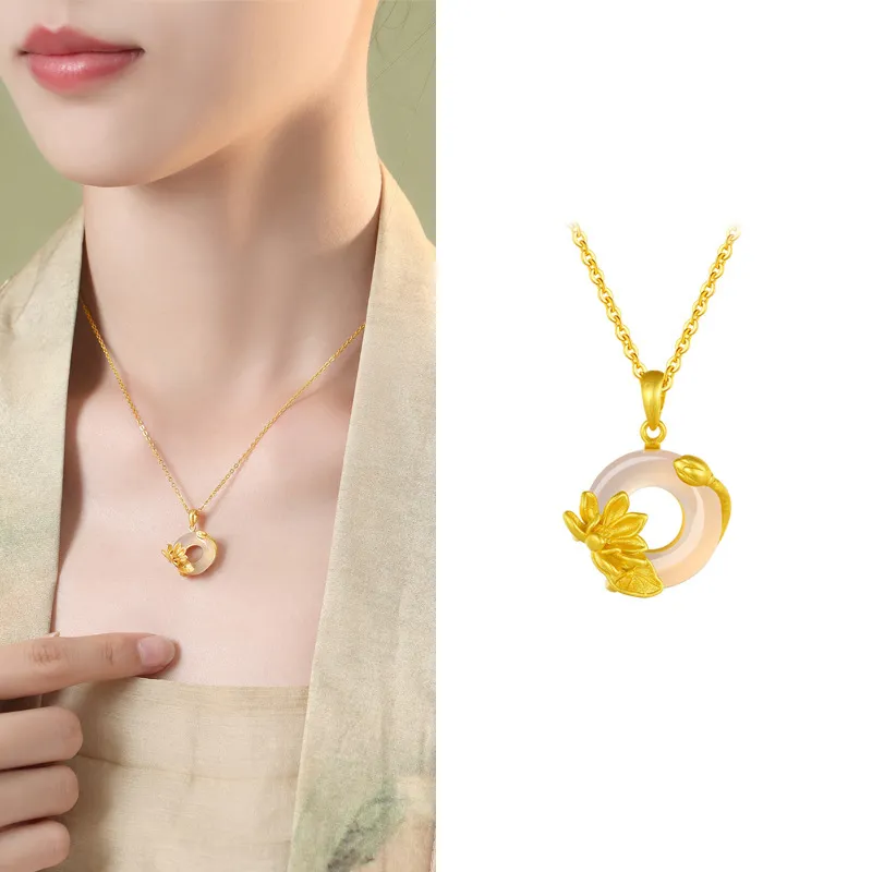 Red All Year Round Chalcedony Necklaces Women's-1