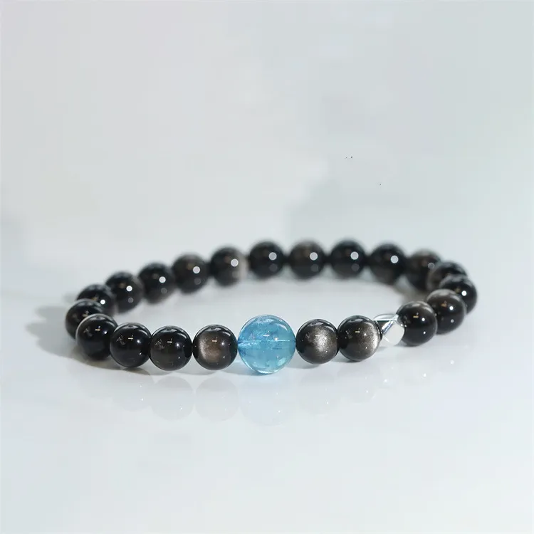 Red All Year Round Obsidian Bracelets Men's-3