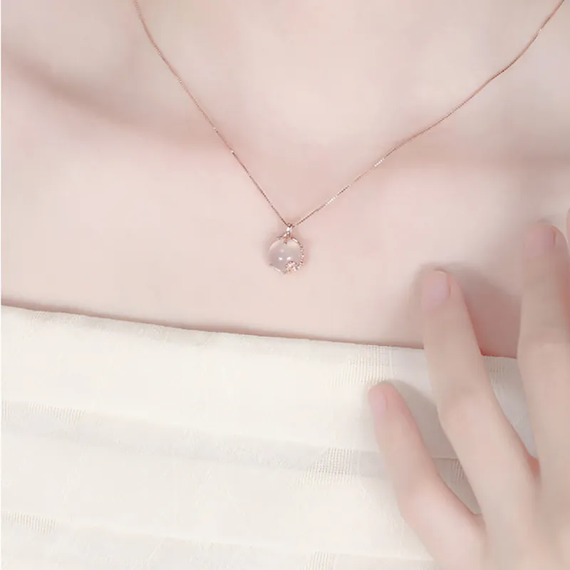 Red All Year Round Chalcedony Necklaces Women's-3
