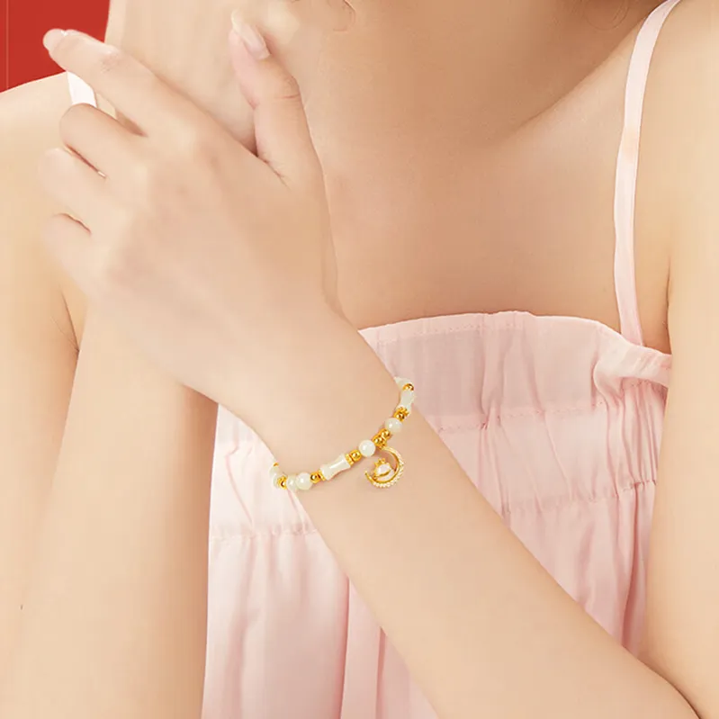 Red All Year Round Chalcedony Bracelets Women's-5