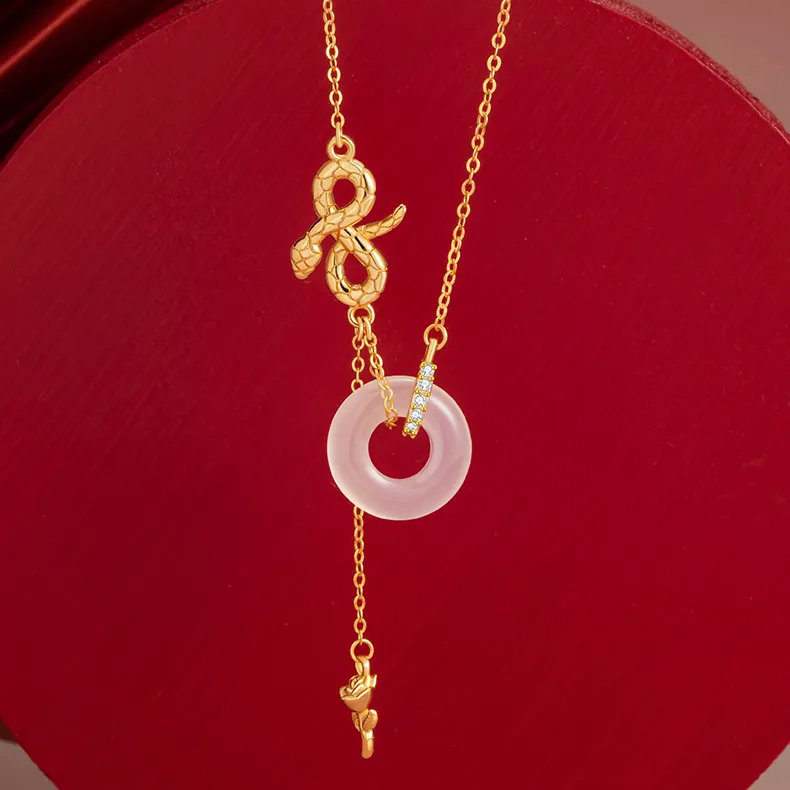 Red All Year Round Chalcedony Necklaces Women's-4