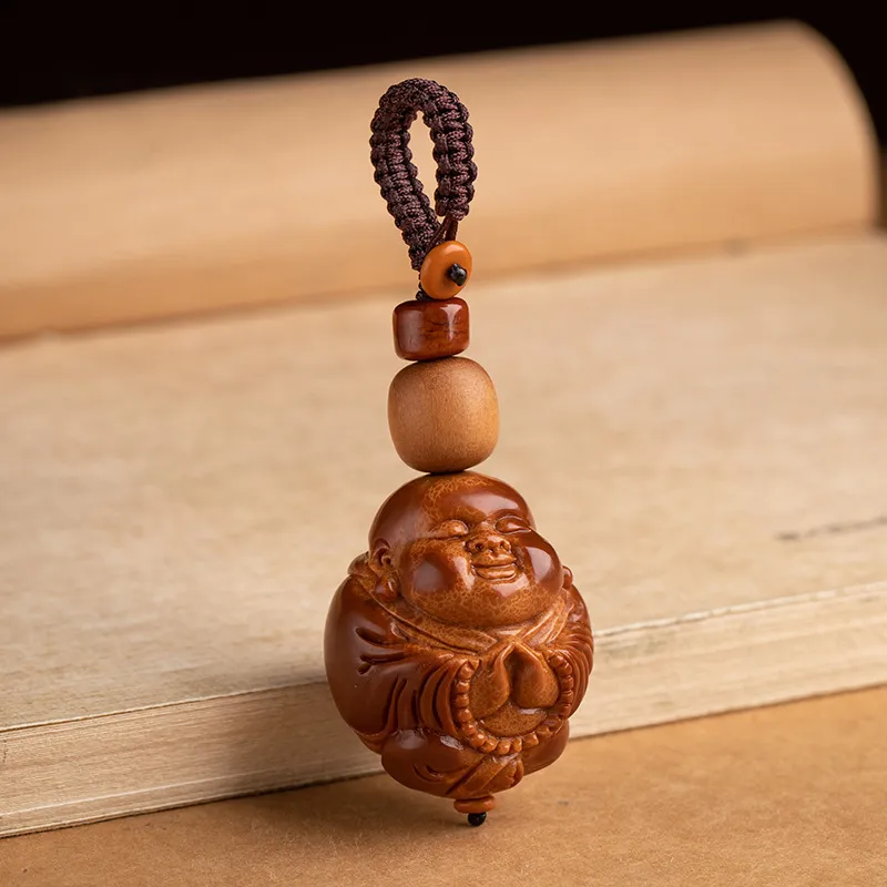 Red All Year Round Olive Pit Pendants Unisex-2