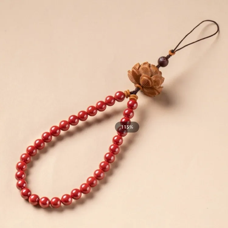 Red All Year Round Cinnabar Pendants Unisex-2
