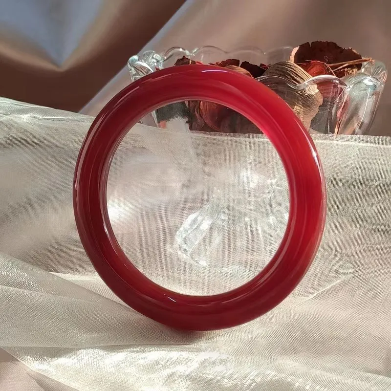 Red All Year Round Agate Bangles Women's-2