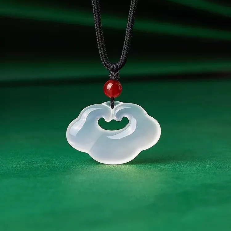Red All Year Round Chalcedony Pendants Unisex-3