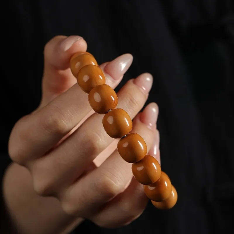 Red All Year Round Bodhi Seed Bracelets Unisex-1