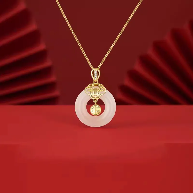 Red All Year Round Chalcedony Necklaces Women's-3