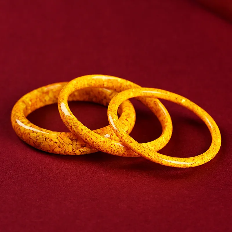 Red All Year Round Cinnabar Wide Face Bangle Women's-1