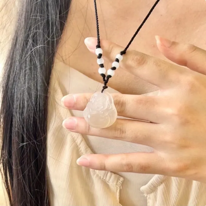 Red All Year Round Chalcedony Pendants Unisex-3