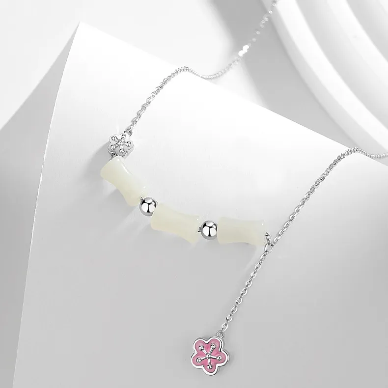 Red All Year Round Chalcedony Collarbone Chain Women's-4