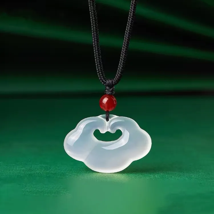Red All Year Round Chalcedony Pendants Unisex-4