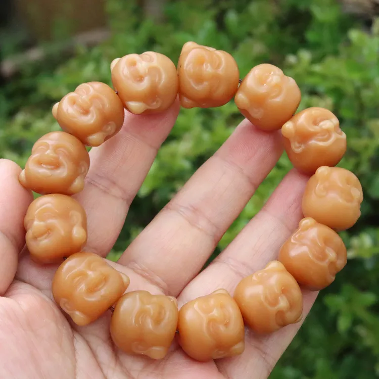 Red All Year Round Bodhi Root Fine Handicraft Men's-1
