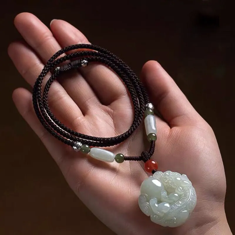 Red All Year Round Chalcedony Necklaces Unisex-4