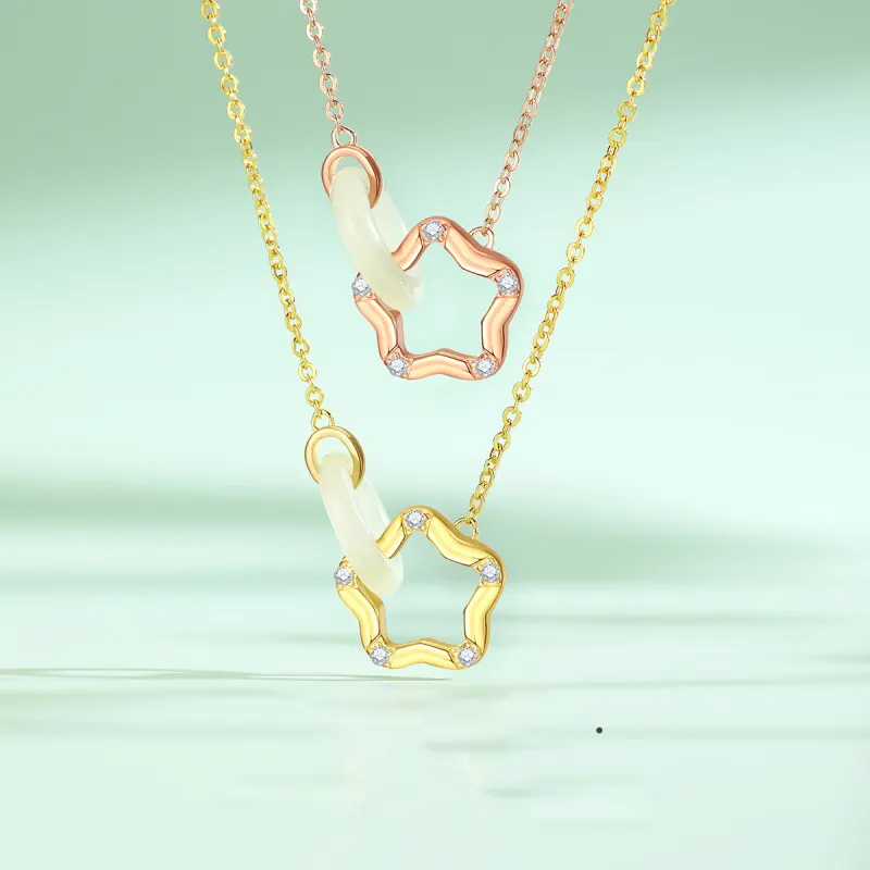 Red All Year Round Chalcedony Collarbone Chain Women's-5