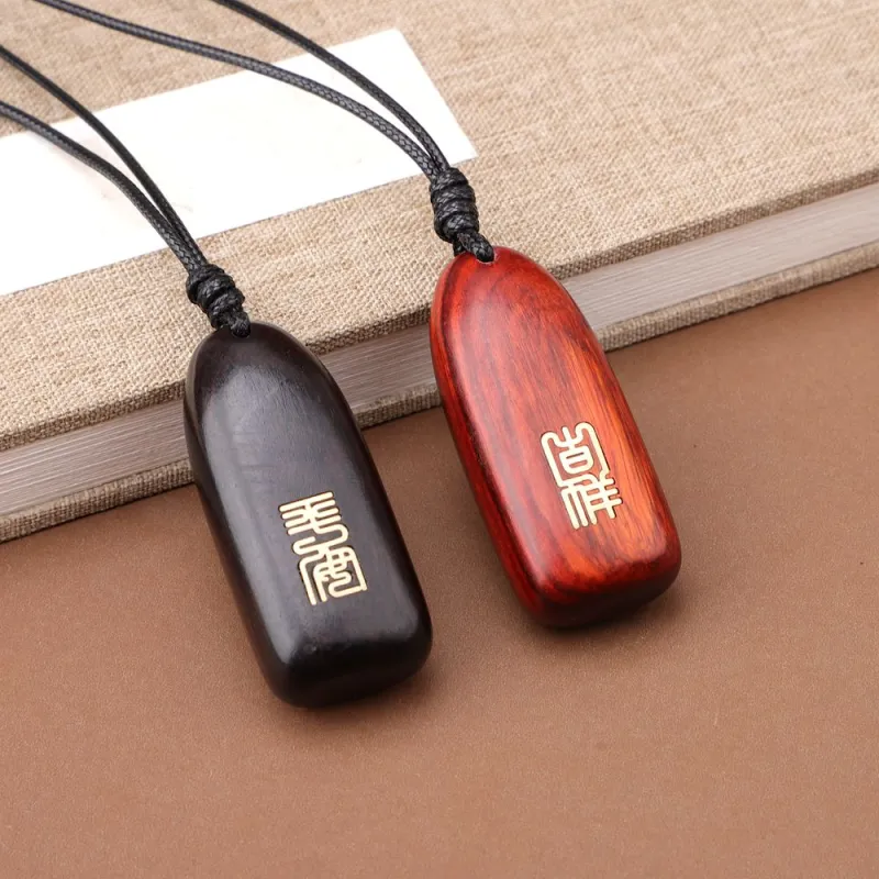 Red All Year Round Ebony Necklaces Men's-4