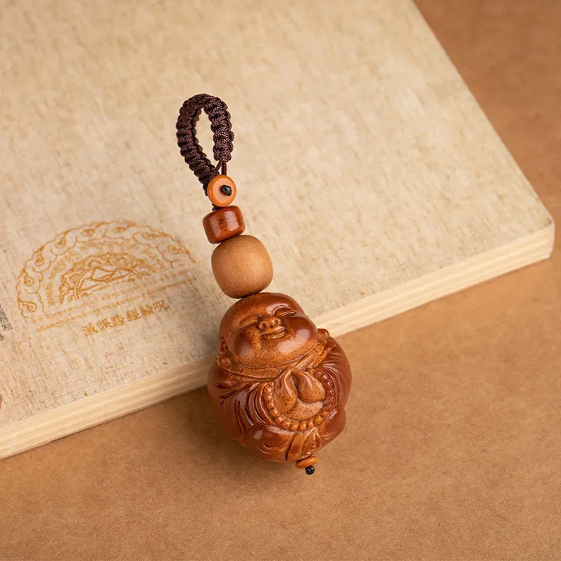 Red All Year Round Olive Pit Pendants Unisex-1