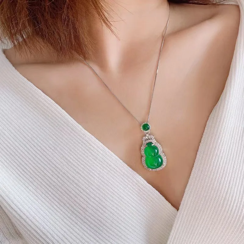 Red All Year Round Chalcedony Collarbone Chain Women's-1
