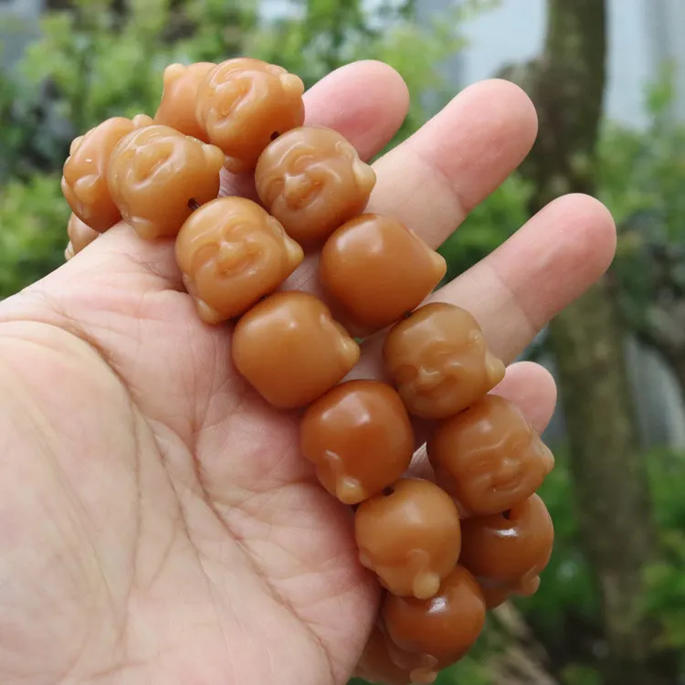 Red All Year Round Bodhi Root Fine Handicraft Men's-2