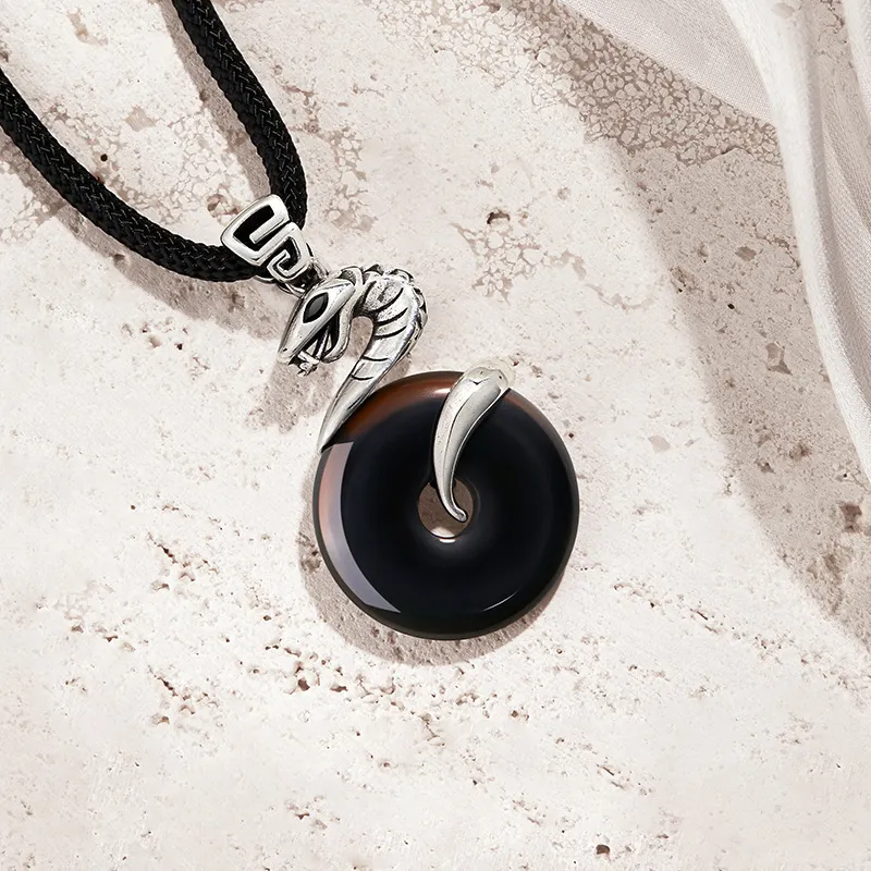 Red All Year Round Agate Necklaces Men's-2