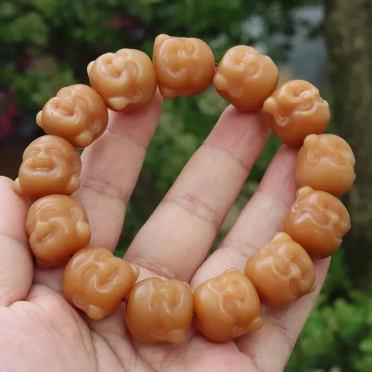 Red All Year Round Bodhi Root Fine Handicraft Men's-3