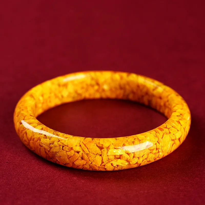 Red All Year Round Cinnabar Wide Face Bangle Women's-3