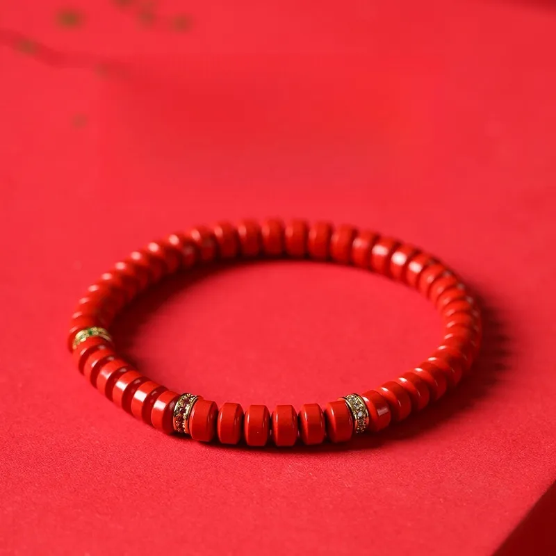Red All Year Round Cinnabar Bracelets Unisex-2