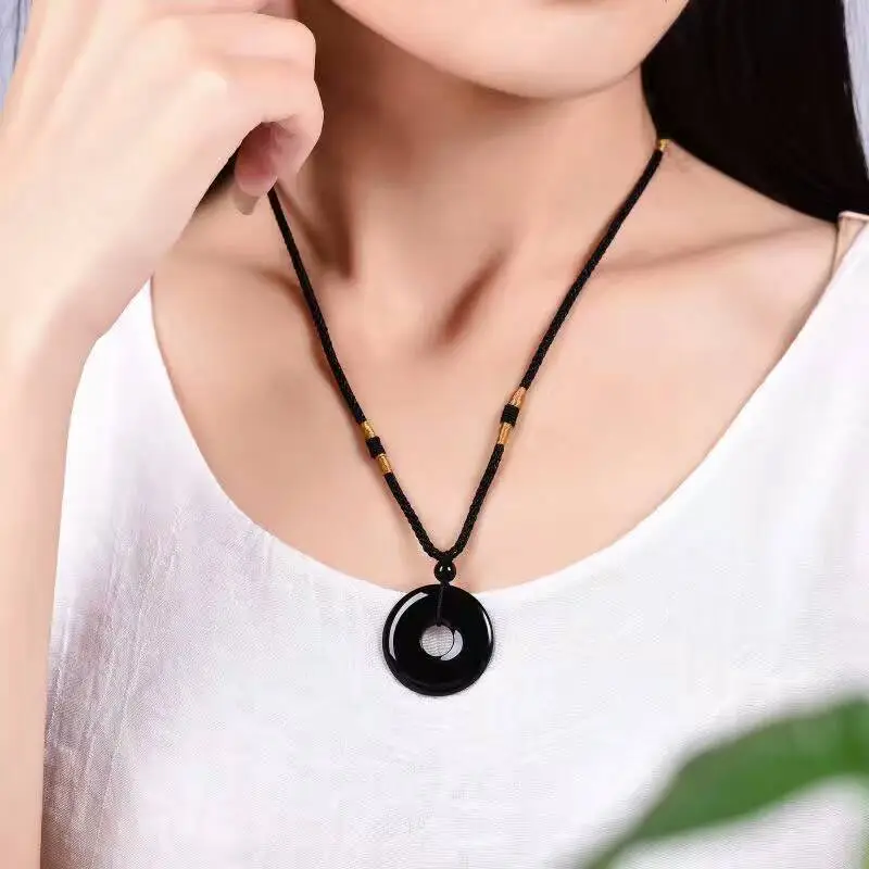 Red All Year Round Agate Necklaces Unisex-1