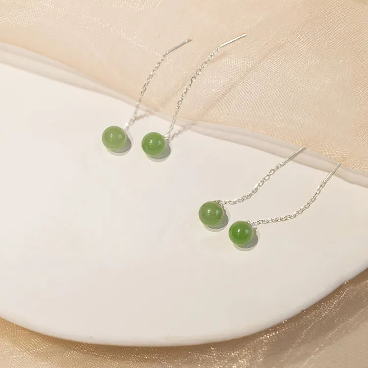 Red All Year Round Chalcedony Stud Earrings Women's-3