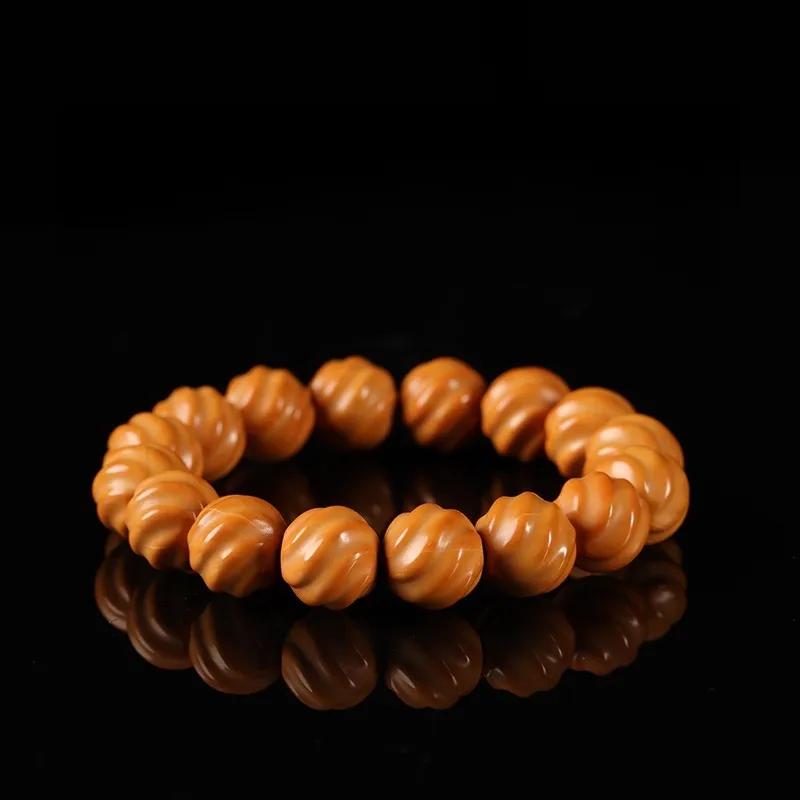 Red All Year Round Bodhi Seed Bracelets Unisex-4