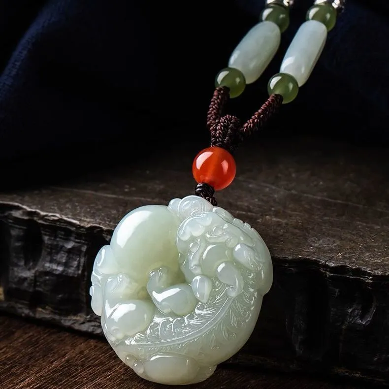 Red All Year Round Chalcedony Necklaces Unisex-1