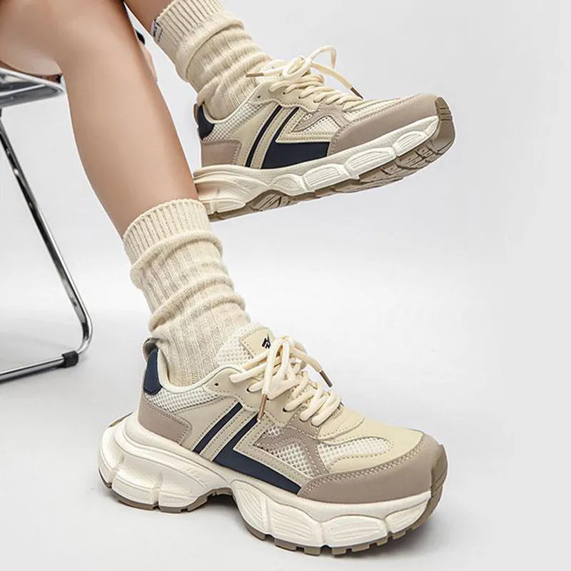 Dafu Leaps Forward Anti-Slip Wear-Resistant Low-Top Chunky Sneakers Women's-16