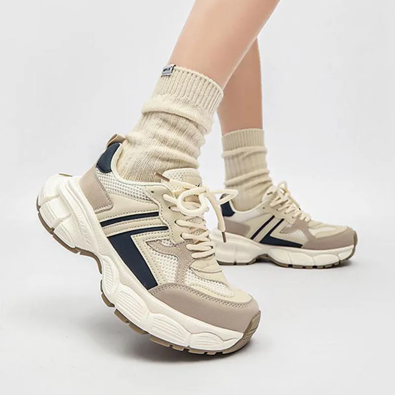 Dafu Leaps Forward Anti-Slip Wear-Resistant Low-Top Chunky Sneakers Women's-13