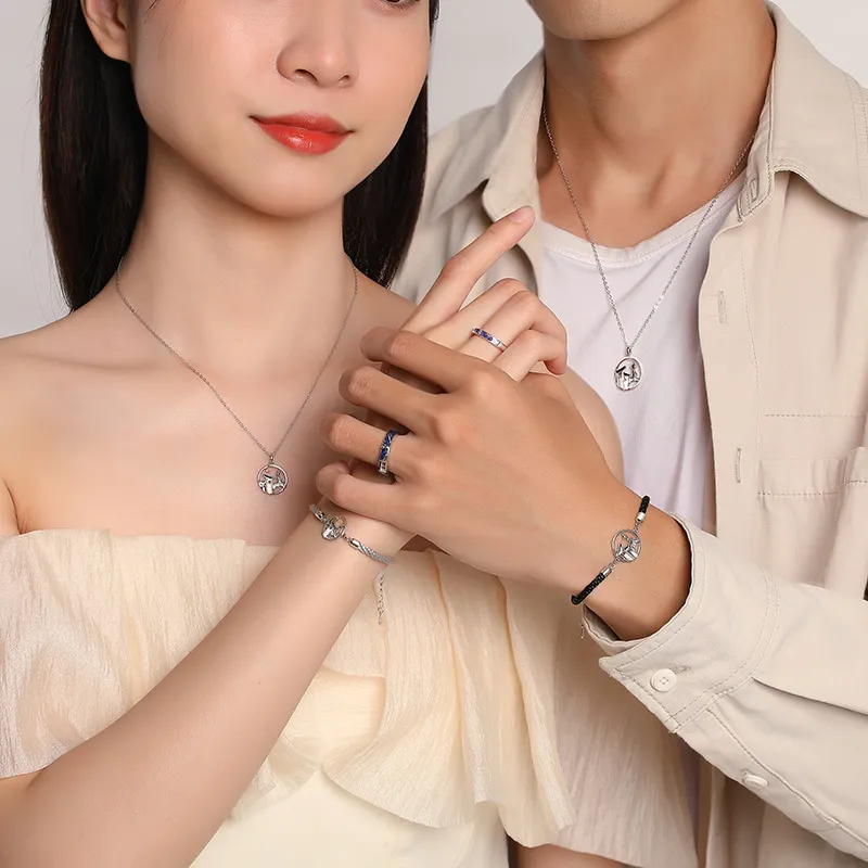 MEIYAER S925 Silver Necklaces Unisex-2