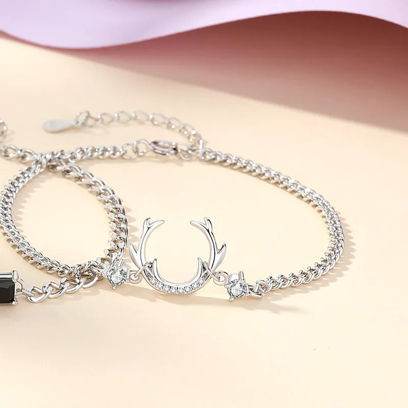 MEIYAER S925 Silver Bracelets Unisex-4