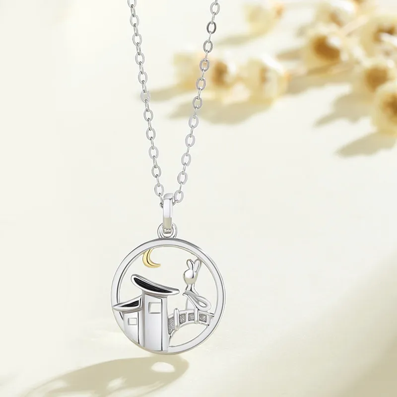 MEIYAER S925 Silver Necklaces Unisex-5