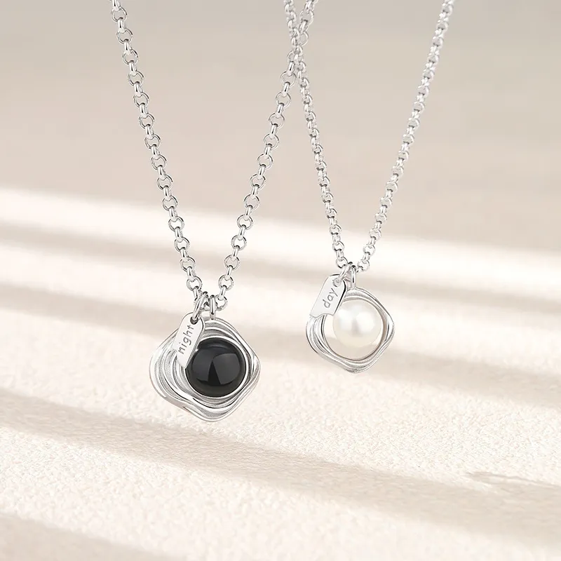 MEIYAER S925 Silver Necklaces Unisex-1