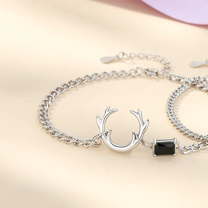 MEIYAER S925 Silver Bracelets Unisex-3