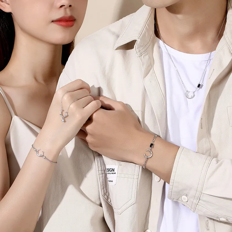 MEIYAER S925 Silver Bracelets Unisex-2