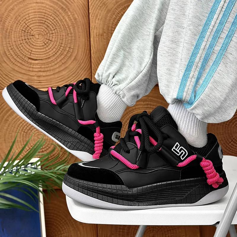 SLNU 3 Coverage Anti Slip And Wear Resistant Balance Lightweight Low Top Skateboard Shoes Men's-5