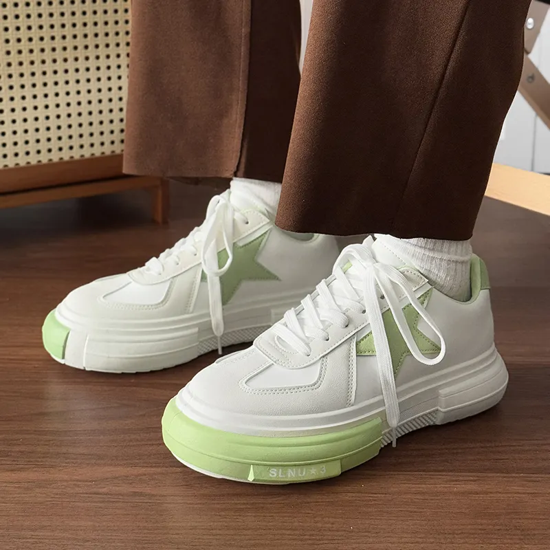 SLNU 3 Anti Slip And Wear Resistant Lightweight Low Top Skateboard Shoes Men's-21
