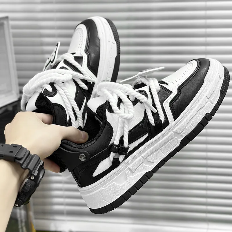 SLnU★3 Anti-Slip And Wear-Resistant Lightweight Low-Top Skateboard Shoes Men's-3