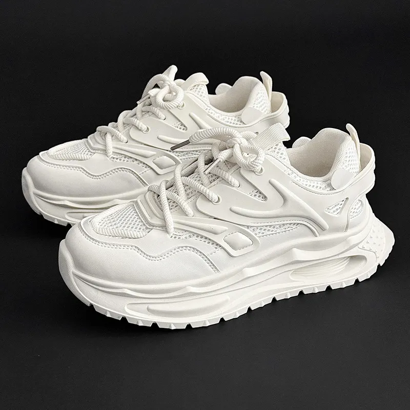 SLNU 3 Slip Resistant, Abrasion Resistant, Breathable Low Top Chunky Sneakers Men's-8