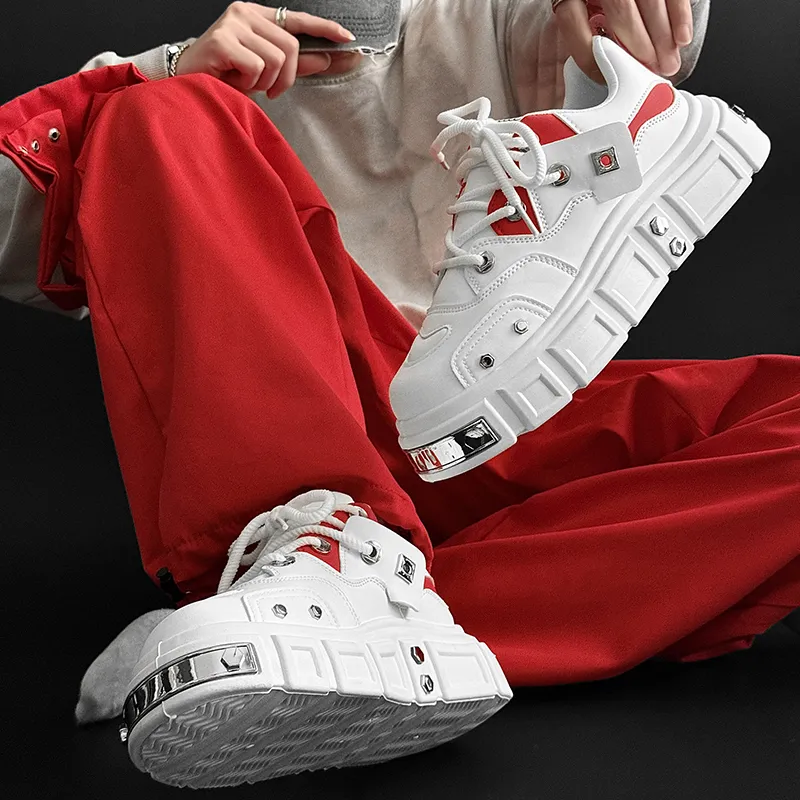 SLNU 3 Slip Resistant Shock Absorbers With Abrasion Resistant Properties Low Top Skateboard Shoes Men's-9