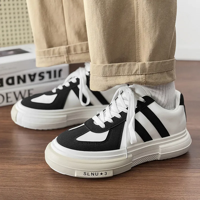 SLNU 3 Coverage Slip Resistant And Abrasion Resistant Low Top Skateboard Shoes Men's-5