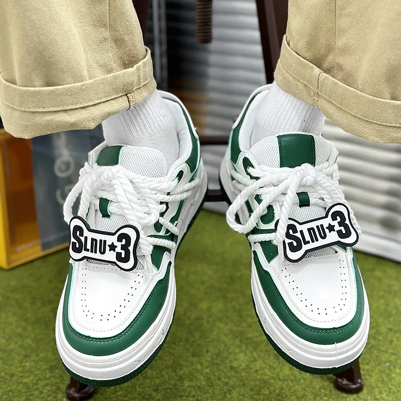 SLnU★3 Anti-Slip And Wear-Resistant Lightweight Low-Top Skateboard Shoes Men's-17