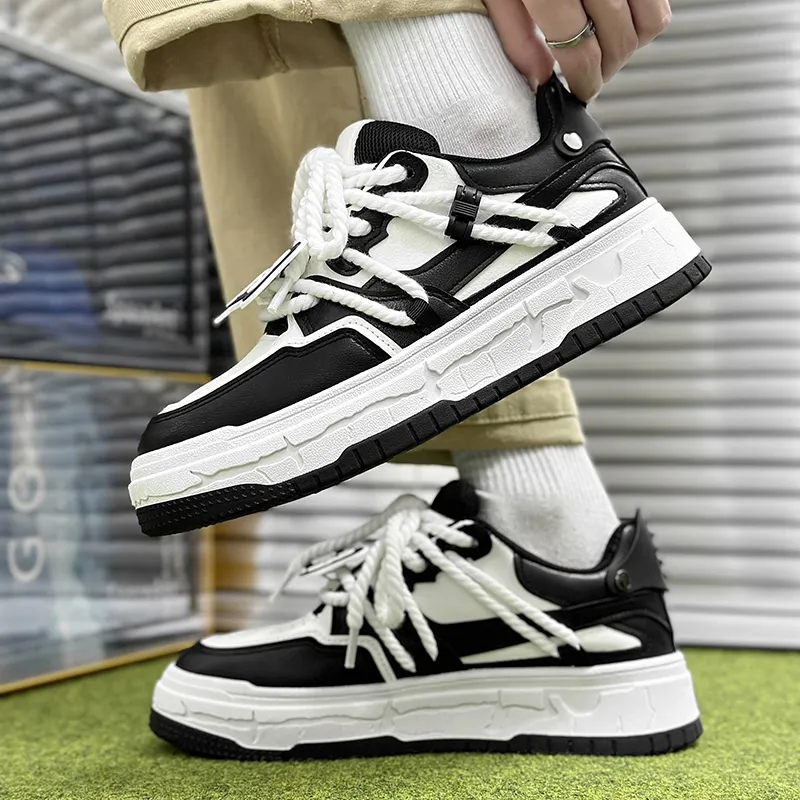 SLnU★3 Anti-Slip And Wear-Resistant Lightweight Low-Top Skateboard Shoes Men's-7