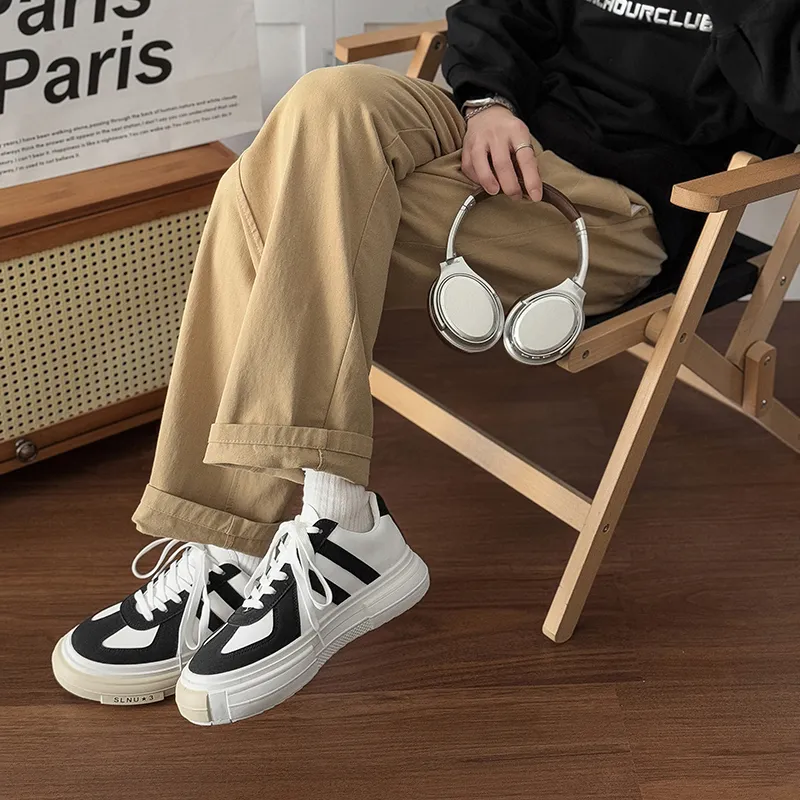 SLNU 3 Coverage Slip Resistant And Abrasion Resistant Low Top Skateboard Shoes Men's-6