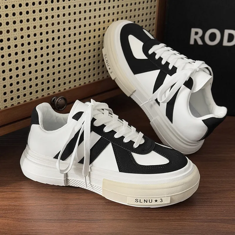 SLNU 3 Coverage Slip Resistant And Abrasion Resistant Low Top Skateboard Shoes Men's-3