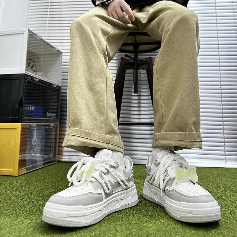 SLnU★3 Anti-Slip And Wear-Resistant Lightweight Low-Top Skateboard Shoes Men's-12