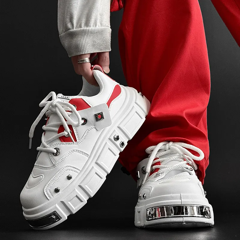 SLNU 3 Slip Resistant Shock Absorbers With Abrasion Resistant Properties Low Top Skateboard Shoes Men's-8